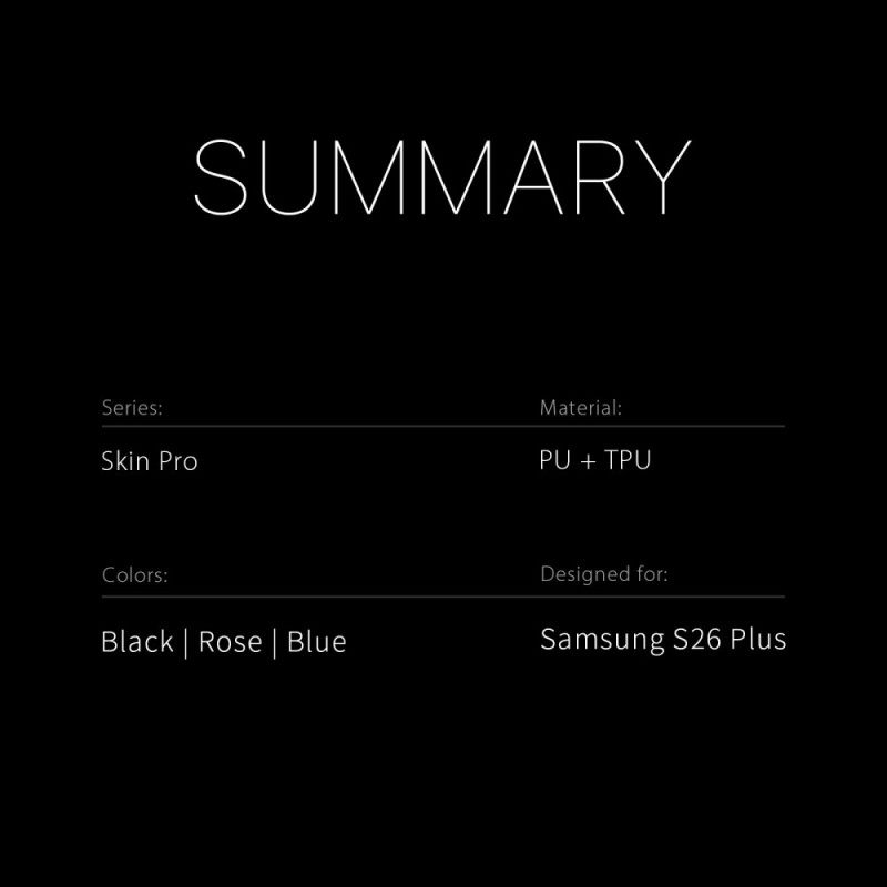 Folio-hoesje Voor Samsung Galaxy S26 Plus Skin Pro Series Dux Ducis