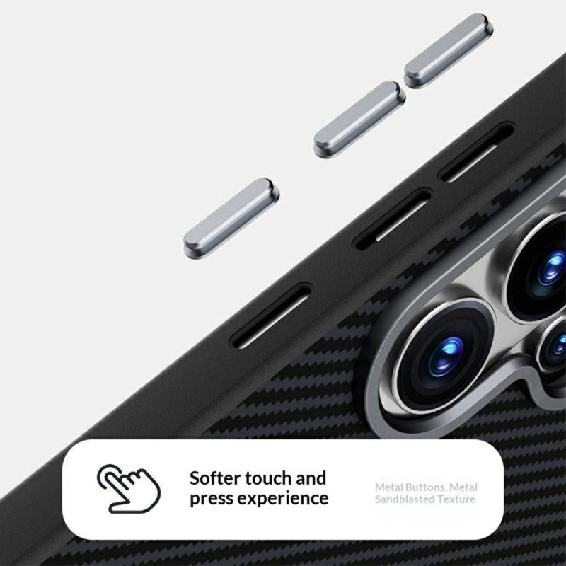 Hoesje Samsung Galaxy S26 Plus Abeel Magnetische Houder Van Koolstofvezel