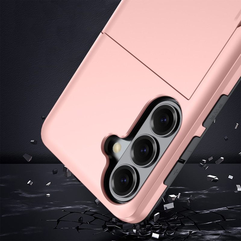 Hoesje Samsung Galaxy S26 Plus Kaarthouder Met Metallic Effect Bescherming Hoesje