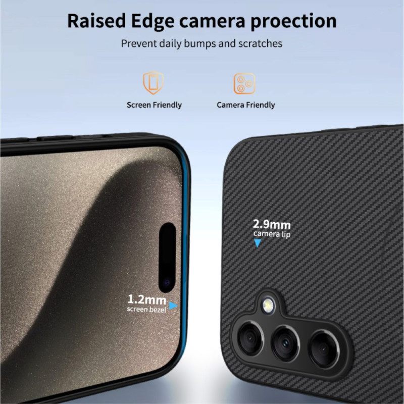Hoesje Samsung Galaxy S26 Plus Magnetische Koolstofvezeltextuur Bescherming Hoesje