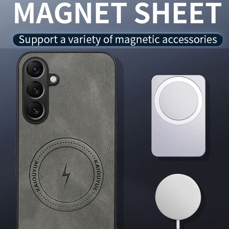 Hoesje Samsung Galaxy S26 Plus Magnetische Leren Stijl