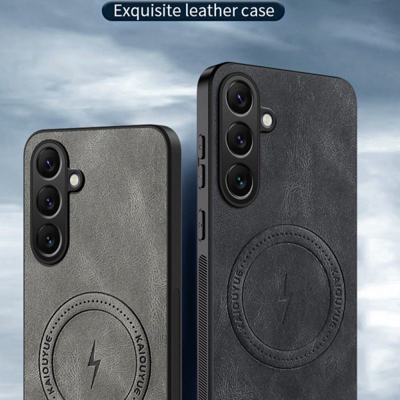 Hoesje Samsung Galaxy S26 Plus Magnetische Leren Stijl