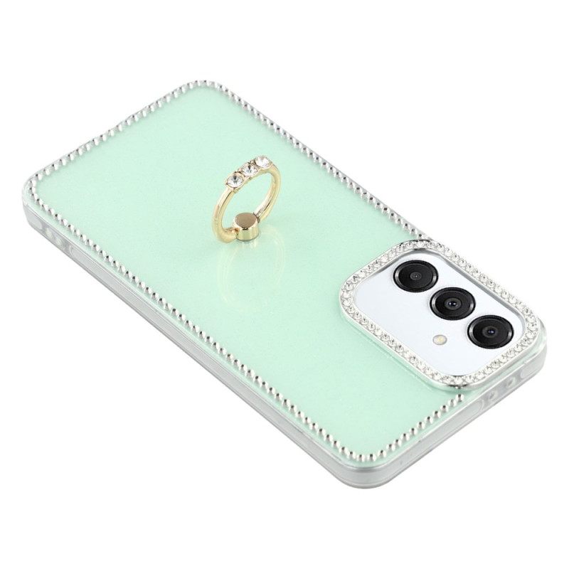 Hoesje Samsung Galaxy S26 Plus Ringhouder En Strass-steentjes Bescherming Hoesje
