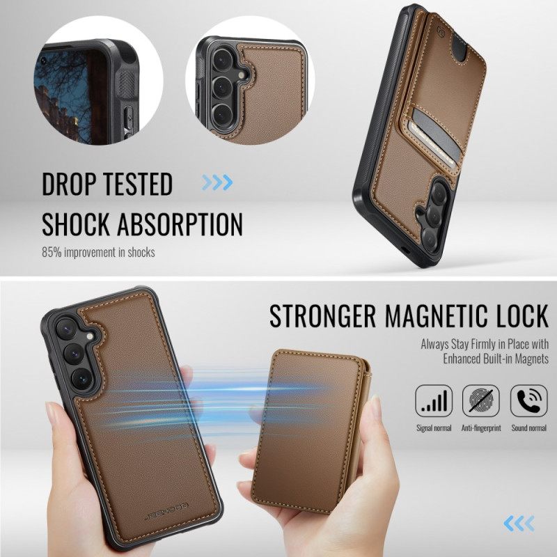 Hoesje Voor Samsung Galaxy S26 Plus Afneembare Kaarthouder Jeehood