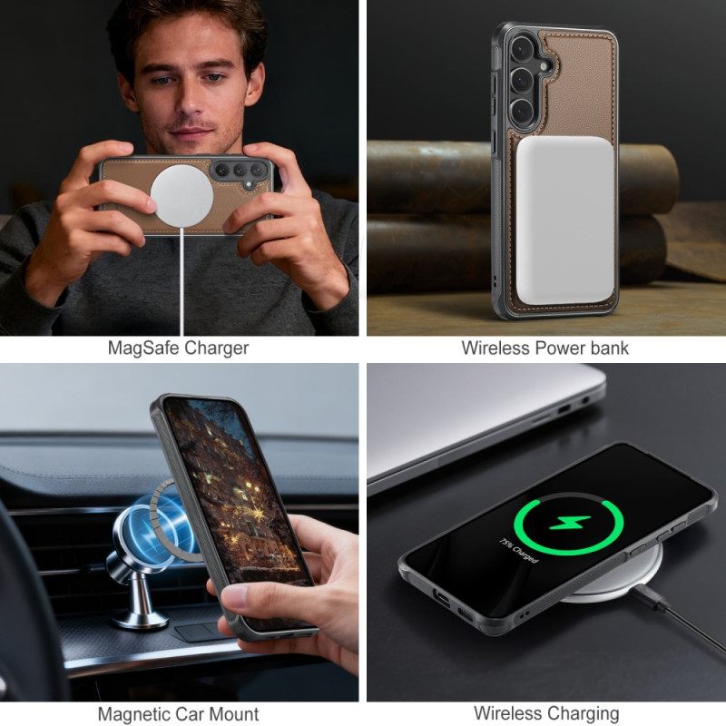 Hoesje Voor Samsung Galaxy S26 Plus Afneembare Kaarthouder Jeehood