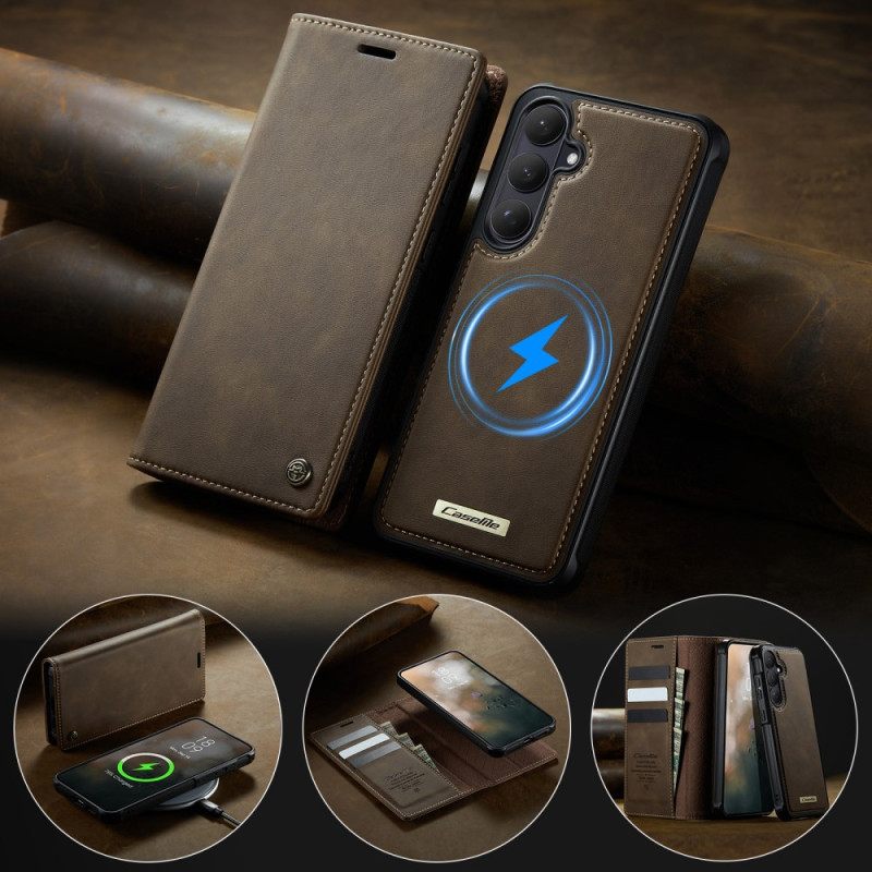 Leren Hoesje Samsung Galaxy S26 Plus Afneembare Hoes Caseme