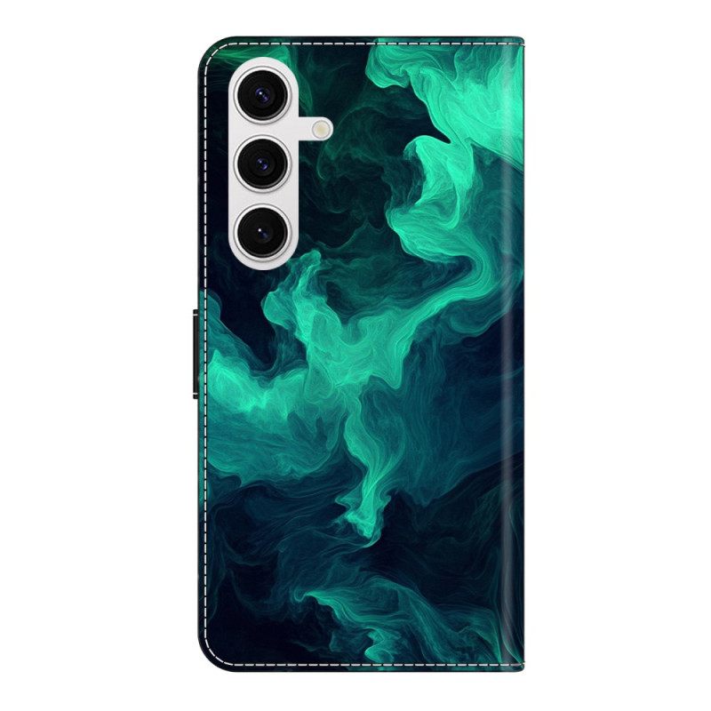 Leren Hoesje Samsung Galaxy S26 Plus Groene Rook