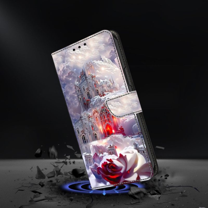 Leren Hoesje Samsung Galaxy S26 Plus Kasteel Bescherming Hoesje