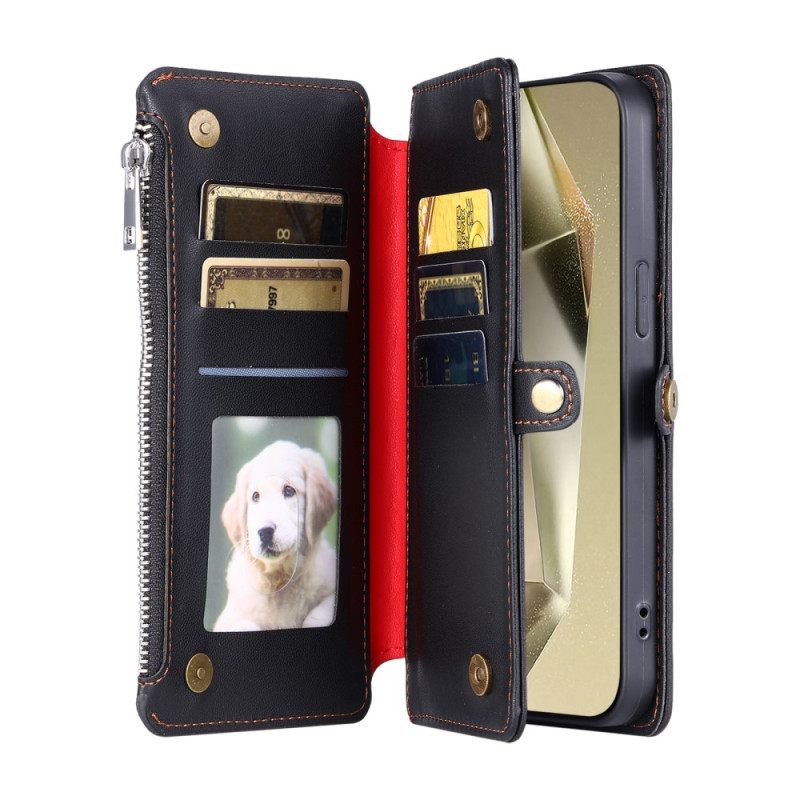 Leren Hoesje Samsung Galaxy S26 Plus Premium Design Bescherming Hoesje