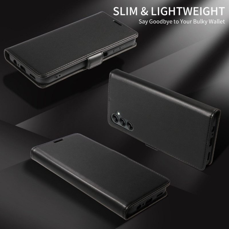 Leren Hoesje Samsung Galaxy S26 Plus Rfid-blokkering Bescherming Hoesje