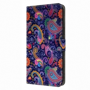 Leren Hoesje Voor Samsung Galaxy S26 Plus Etnische Wijnrank