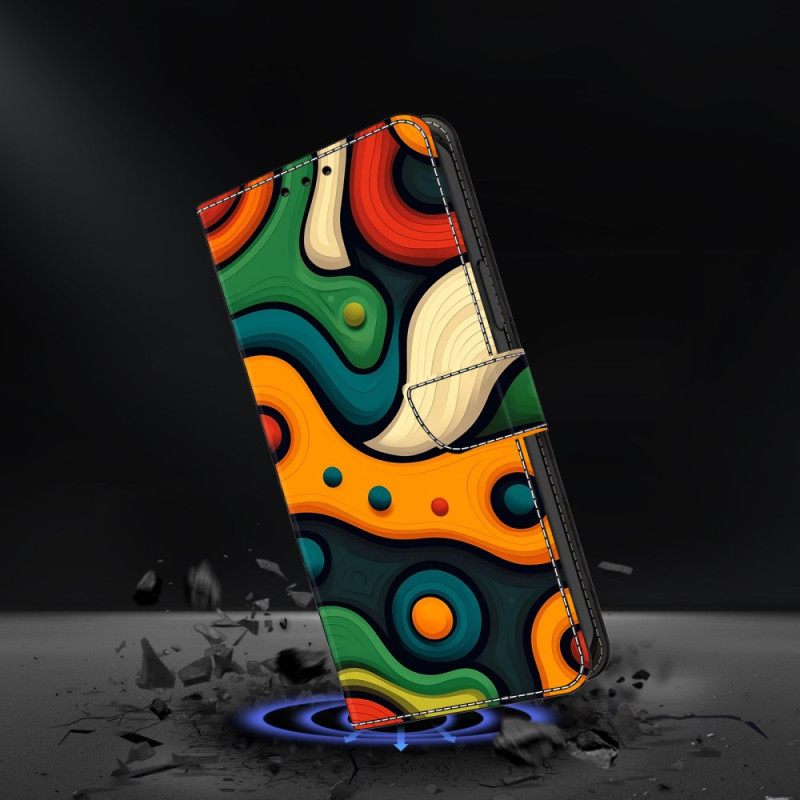 Leren Hoesje Voor Samsung Galaxy S26 Plus Geschilderd Motief