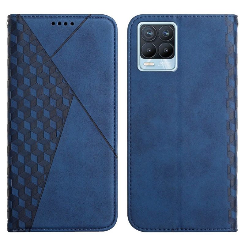 Flip Case voor Realme 8 / 8 Pro Kubusgeometrie