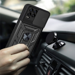 Hoesje voor Realme 8 / 8 Pro Camera Slide Ondersteuning Functie