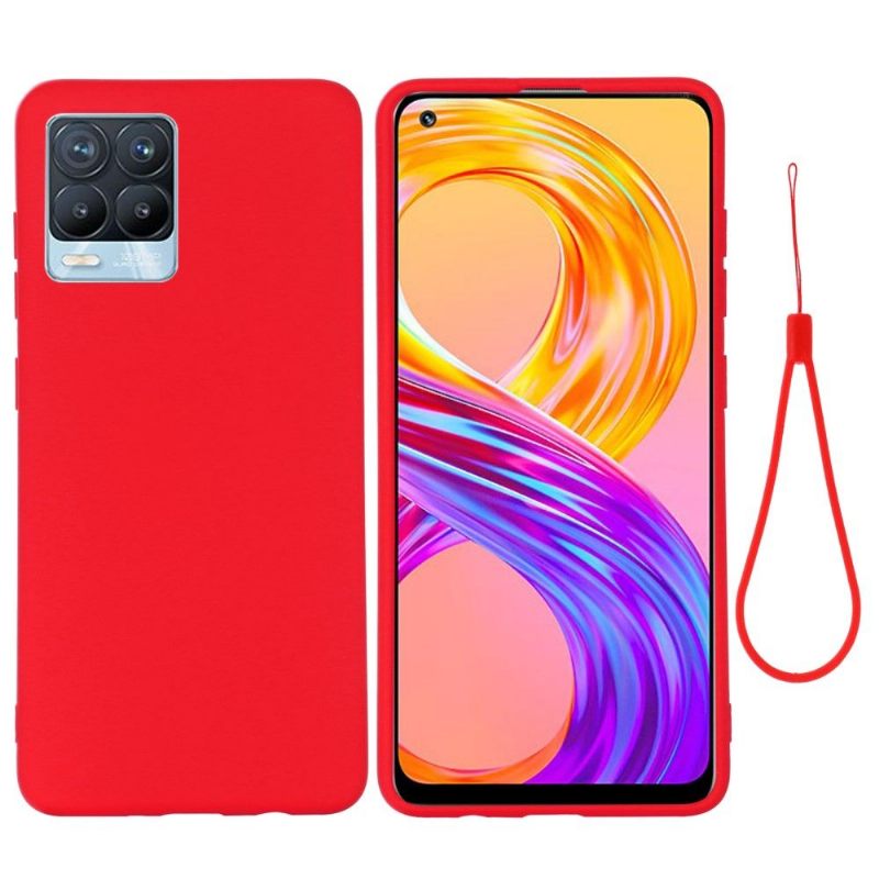 Hoesje voor Realme 8 / 8 Pro Puro Vloeibare Siliconen