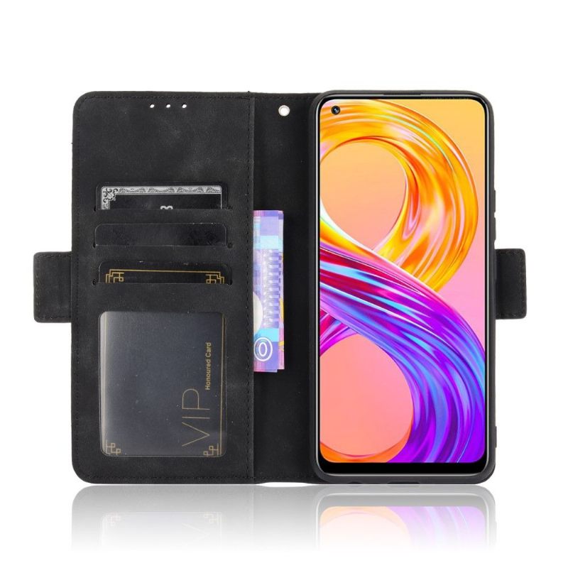 Leren Hoesje voor Realme 8 / 8 Pro Premium Met Kaarthouder