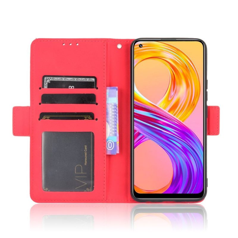 Leren Hoesje voor Realme 8 / 8 Pro Premium Met Kaarthouder