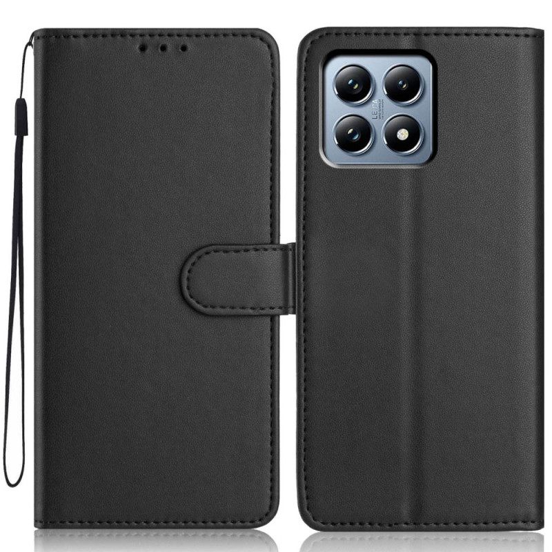 Bescherming Hoesje Xiaomi 15t Effen Leerlook