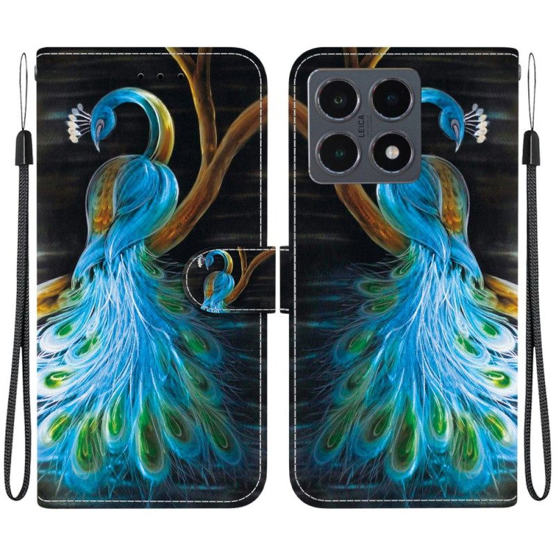 Bescherming Hoesje Xiaomi 15t Pauwenpatroon