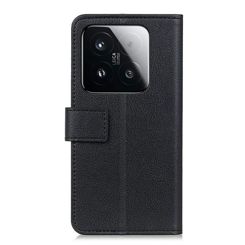 Flip Case Leren Xiaomi 15t Klassiek