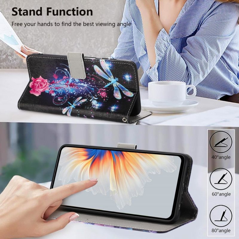 Flip Case Leren Xiaomi 15t Libellen