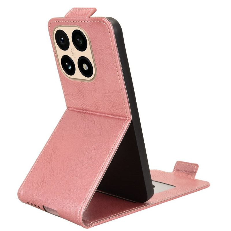 Flip Case Leren Xiaomi 15t Verticaal Flip-ontwerp
