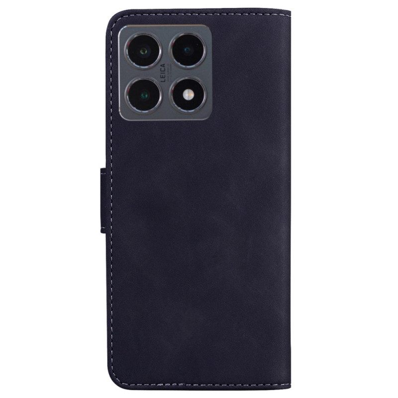 Flip Case Leren Xiaomi 15t Vlinderprint