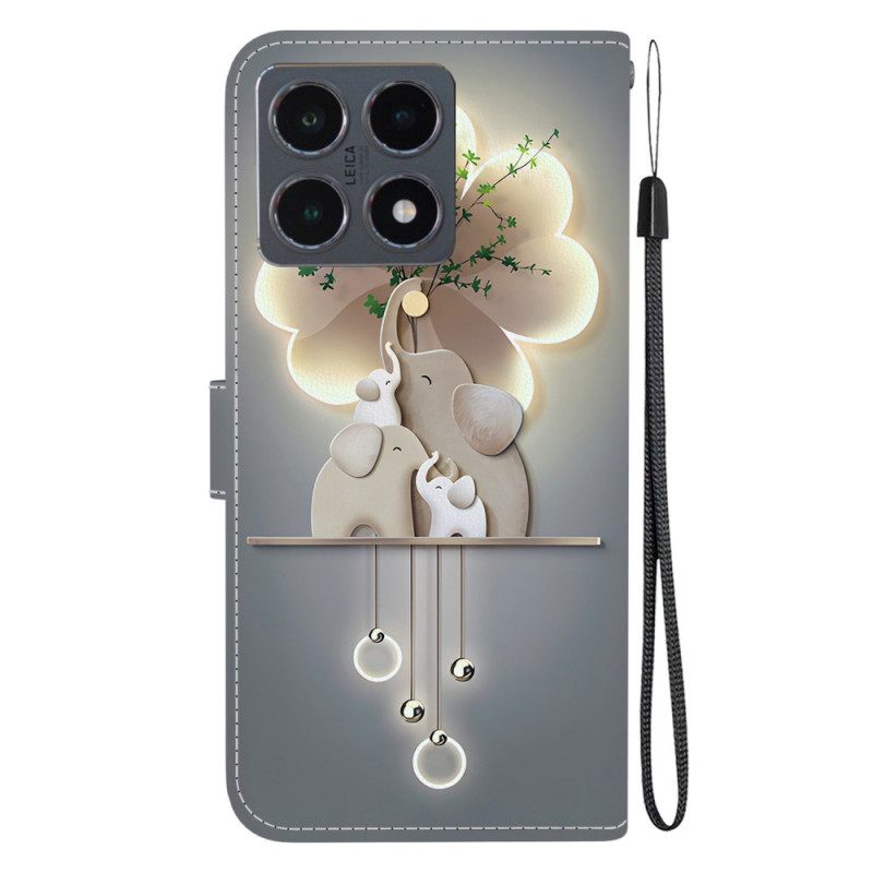Folio-hoesje Xiaomi 15t Drie Olifanten