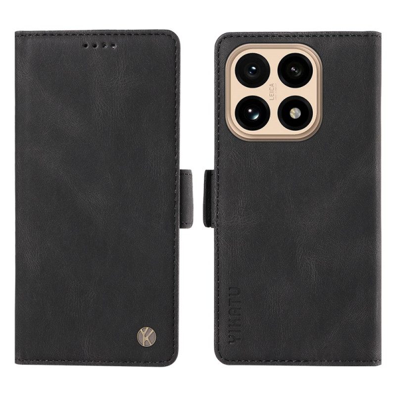 Folio-hoesje Xiaomi 15t Mat Ledereffect