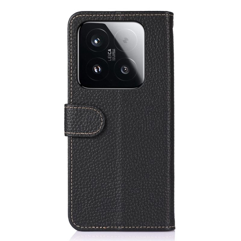 Folio-hoesje Xiaomi 15t Telefoonhoesje Khazneh-leer