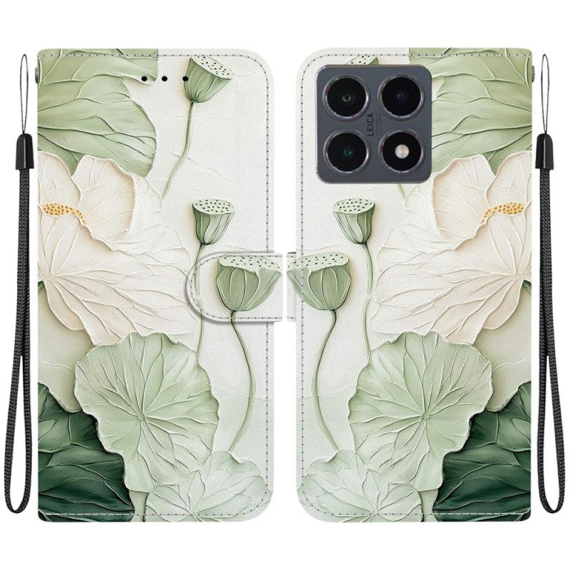 Folio-hoesje Xiaomi 15t Telefoonhoesje Lotus