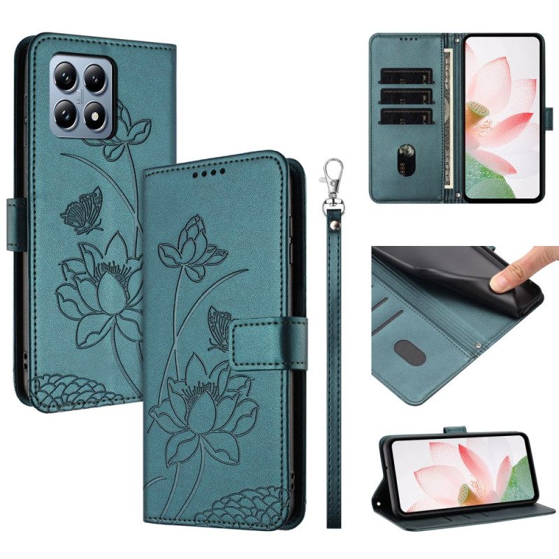 Folio-hoesje Xiaomi 15t Telefoonhoesje Lotusprint