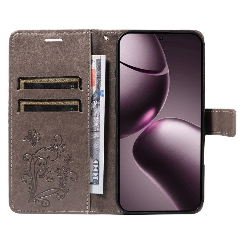 Folio-hoesje Xiaomi 15t Telefoonhoesje Reuzenvlinders