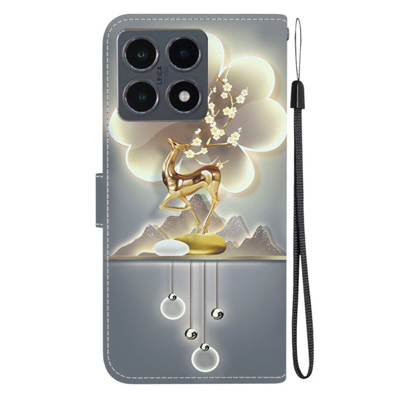 Folio-hoesje Xiaomi 15t Telefoonhoesje Sikahertpatroon