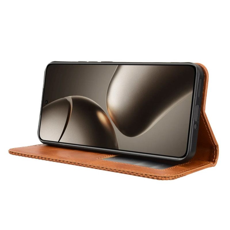 Folio-hoesje Xiaomi 15t Telefoonhoesje Vintage Afwerking