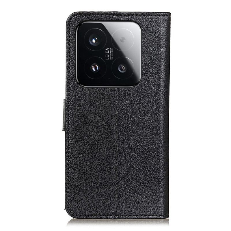 Folio-hoesje Xiaomi 15t Traditioneel Kunstleer