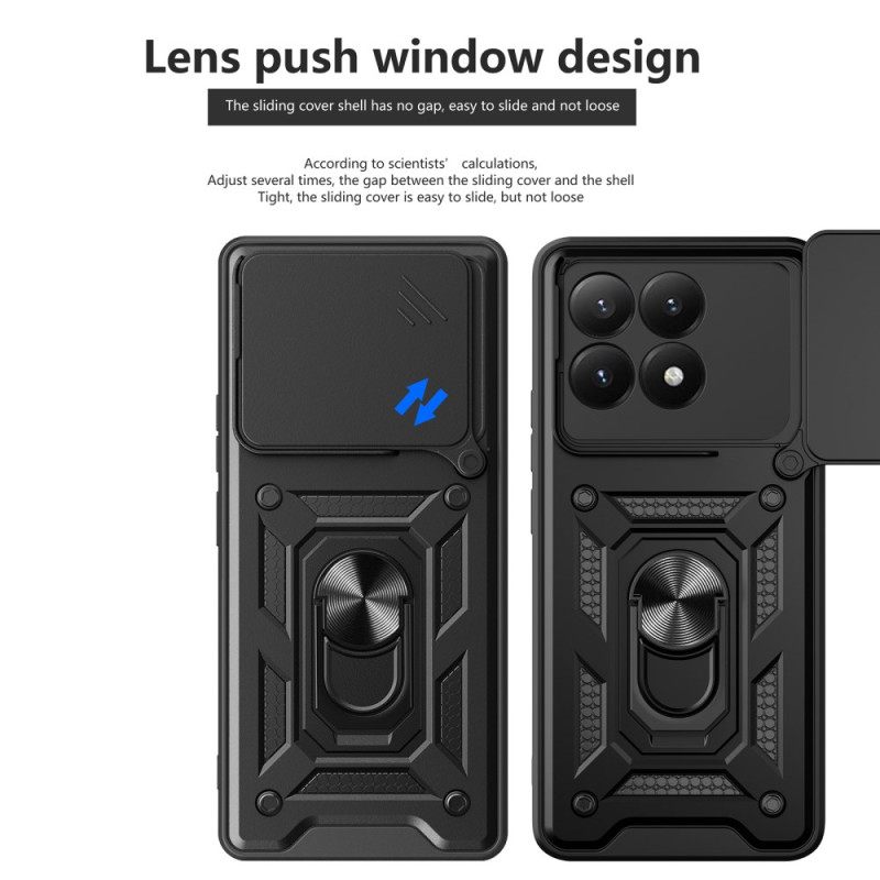 Hoesje Voor Xiaomi 15t Schuifbare Cameracover En Standaard