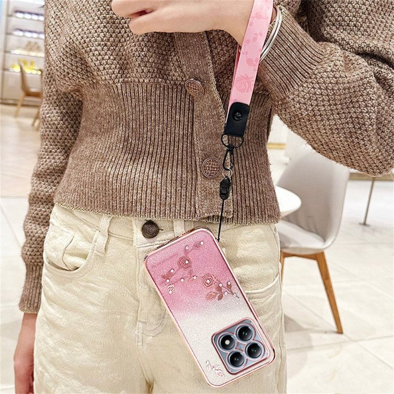 Hoesje Xiaomi 15t Strass Bandje Kadem Bescherming Hoesje