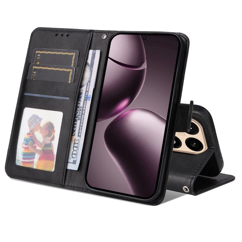 Leren Hoesje Voor Xiaomi 15t Effen Imitatieleer