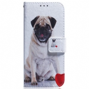 Leren Hoesje Voor Xiaomi 15t Mopshond
