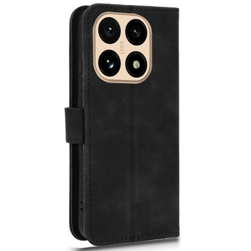 Leren Hoesje Voor Xiaomi 15t Suède Effect