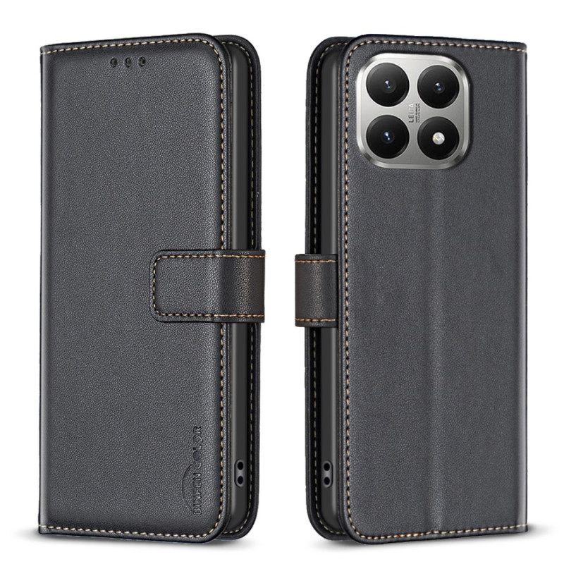 Leren Hoesje Xiaomi 15t Binfen Leer-effect Kleur Bescherming Hoesje