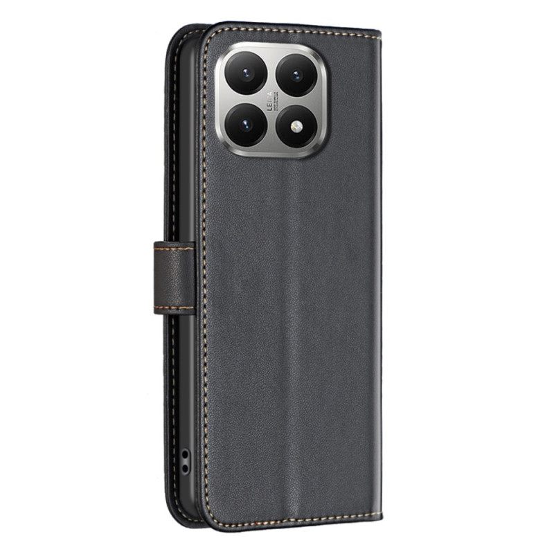 Leren Hoesje Xiaomi 15t Binfen Leer-effect Kleur Bescherming Hoesje