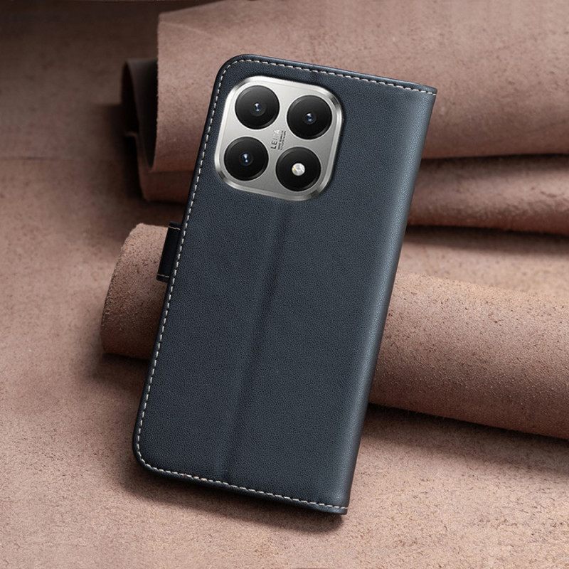 Leren Hoesje Xiaomi 15t Binfen Leer-effect Kleur Bescherming Hoesje