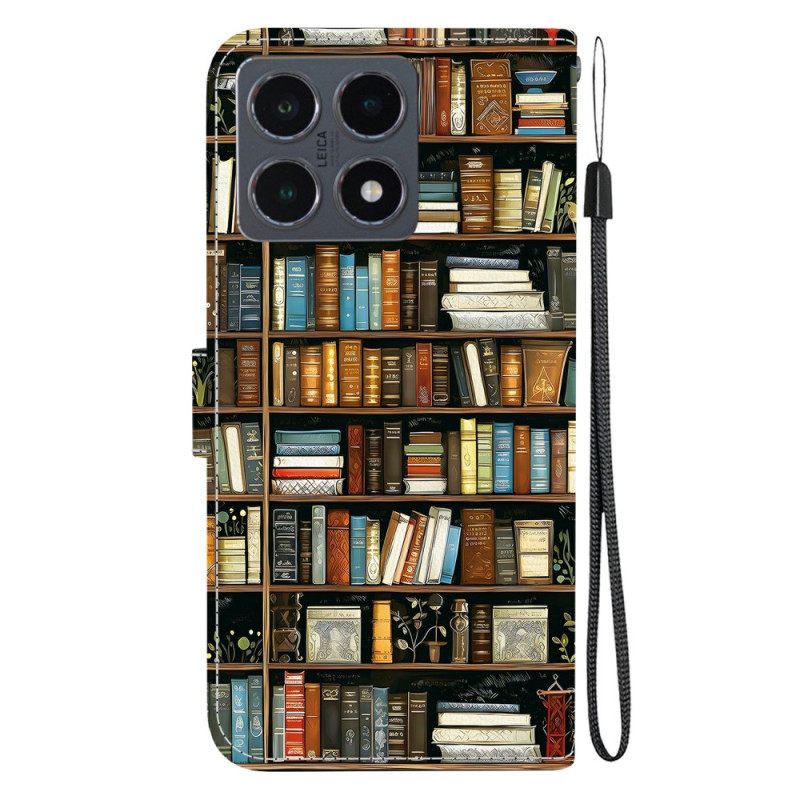 Leren Hoesje Xiaomi 15t Boekenplank Bescherming Hoesje