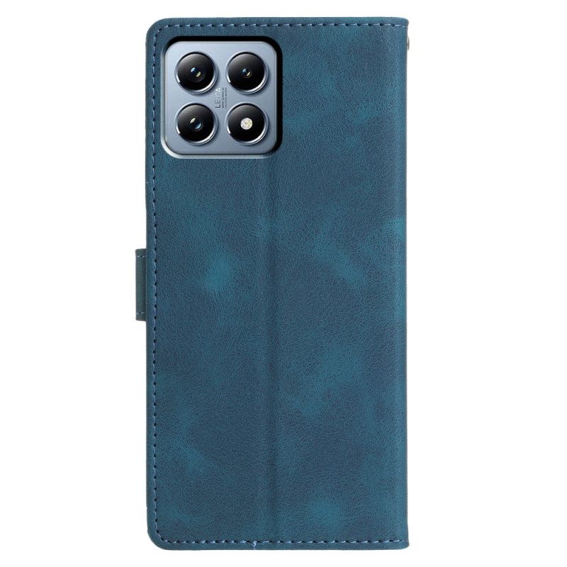 Leren Hoesje Xiaomi 15t Driehoekig Patroon