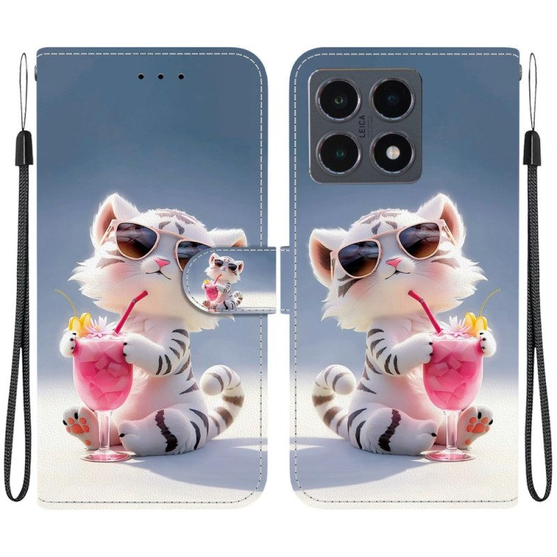 Leren Hoesje Xiaomi 15t Kleine Tijger