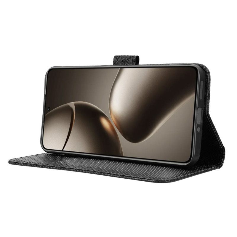 Leren Hoesje Xiaomi 15t Met Polsbandje Bescherming Hoesje