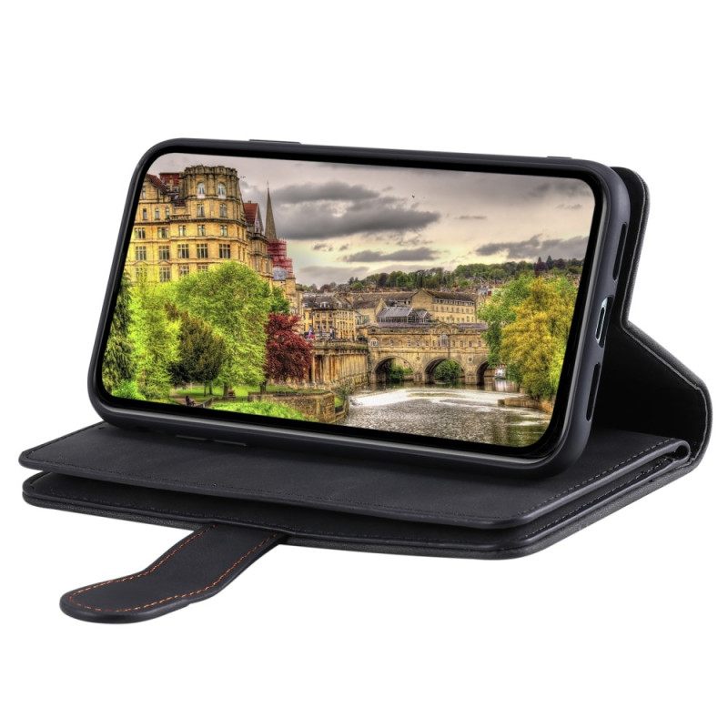 Leren Hoesje Xiaomi 15t Portemonnee Met 9 Kaartsleuven Bescherming Hoesje