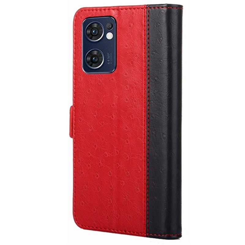 Case voor Oppo Find X5 Lite Bescherming Folio-hoesje Ulrich Kunstleer